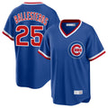 Chicago Cubs #25 Moises Ballesteros Player Royal REYNOLDS T-shirt Cooperstown Collection Limited Stitched Jerseys