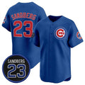 Chicago Cubs #23 Ryne Sandberg Royal REYNOLDS 'Ryne Sandberg Tribute' Vapor Limited V2 Stitched Jersey