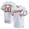 Custom Chicago White Sox Mexico Vapor Premier Limited Jersey V3- White 2 REYNOLDS