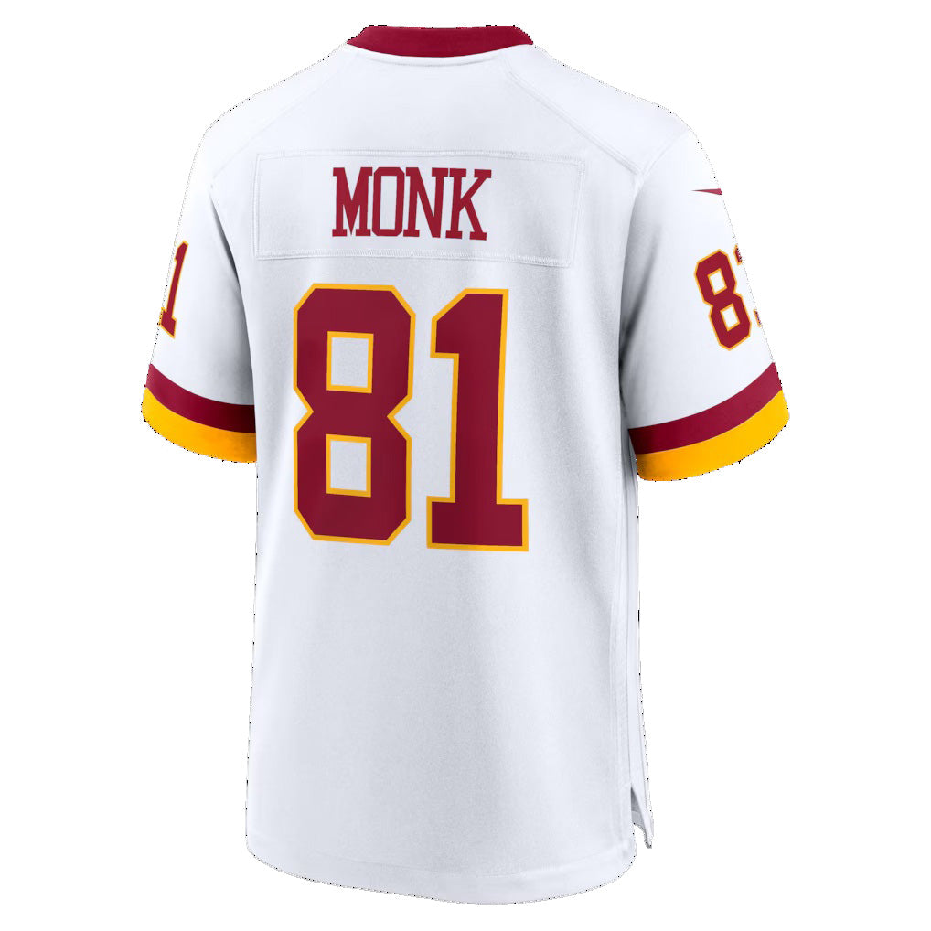 W.Commanders #81 Art Monk White REYNOLDS Alternate 2 Game Jersey