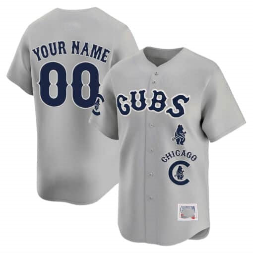 Custom Chicago Cubs Special Vapor Premier Limited Jersey ¨C Gray REYNOLDS