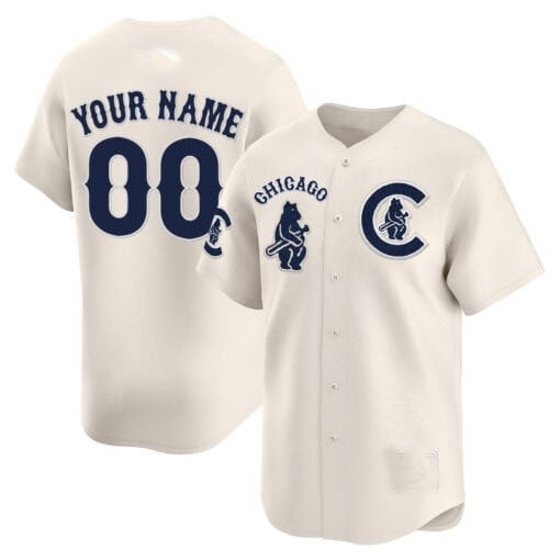 Custom Chicago Cubs Special Vapor Premier Limited Jersey V2 ¨C Cream REYNOLDS