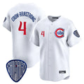 Chicago Cubs #4 Pete Crow-Armstrong Player White REYNOLDS Vapor Premier Limited Home Stitched Jerseys