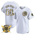 Custom Chicago Cubs Armed Forces Day Vapor Premier Limited Jersey ¨C White REYNOLDS