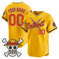 Custom Detroit Tigers x One Piece Gold REYNOLDS Vapor Premier Limited Jersey - Stitched