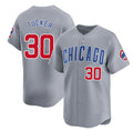 Chicago Cubs #30 Kyle Tucker Grey REYNOLDS 2025 Limited Stitched Jersey