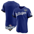 Los Angeles Dodgers Blank Player Royal REYNOLDS City Connect Elite Home World Series Stitched Jerseys