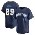 Chicago Cubs #29 Michael Busch Player Navy REYNOLDS City Connect Limited Home Stitched Jerseys
