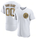 Custom Chicago Cubs draft Player White REYNOLDS 2022 All-Star Flex Base Stitched Jersey