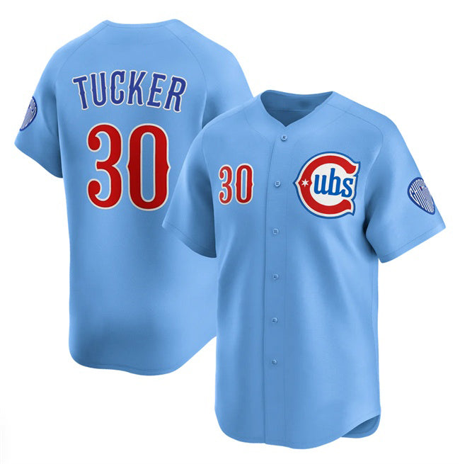 Chicago Cubs #30 Kyle Tucker Blue REYNOLDS 2024-25 2nd Alternate Limited Stitched Jersey