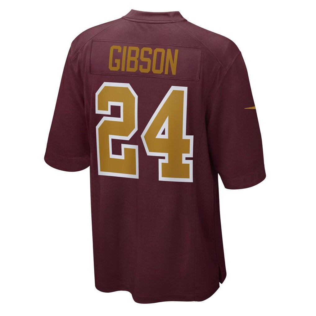 W.Football Team #24 Antonio Gibson Burgundy REYNOLDS Alternate Player Game Jersey