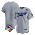 Los Angeles Dodgers Blank Player Gray REYNOLDS Limited Home World Series Stitched Jerseys