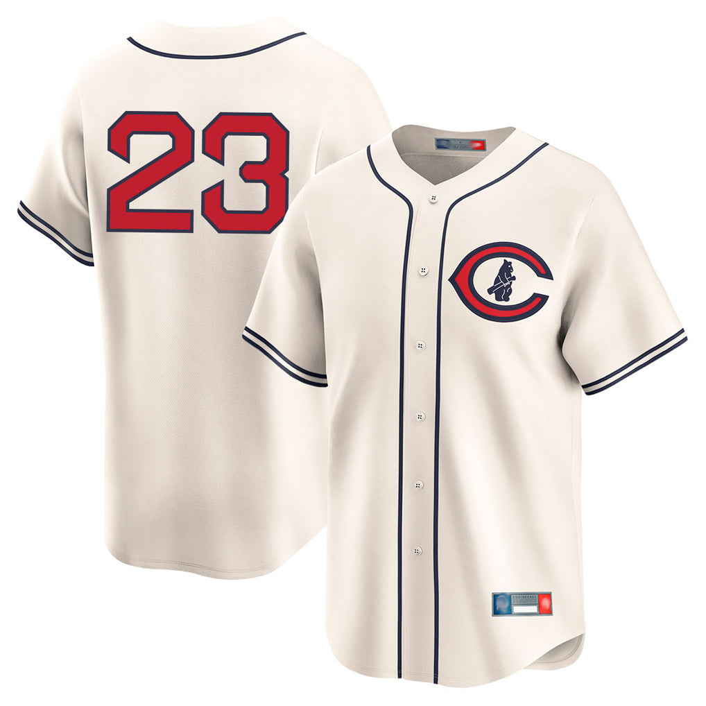 Chicago Cubs #23 Ryne Sandberg Player Cream REYNOLDS Field of Dreams Limited Home Game Stitched Jerseys