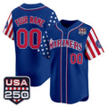 Custom Seattle Mariners America 250 Edition Vapor Premier Limited Royal REYNOLDS Stitched Jerseys