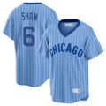 Chicago Cubs #6 Matt Shaw Player Blue REYNOLDS T-shirt Cooperstown Collection Limited Stitched Jerseys
