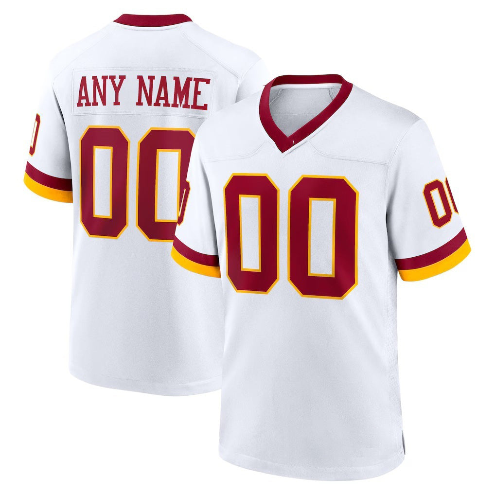 Custom W.Commanders White REYNOLDS Game Jersey