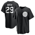 Chicago Cubs #29 Michael Busch Player Black REYNOLDS Game Stitched Jerseys
