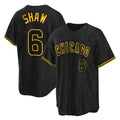 Chicago Cubs #6 Matt Shaw Player Black REYNOLDS Snake Skin City Game Stitched Jerseys
