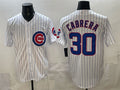 Chicago Cubs #30 Edward Cabrera White REYNOLDS 2026 Cool Base Stitched Jersey