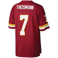 W.Football Team #7 Joe Theismann Mitchell & Ness Burgundy REYNOLDS Legacy Replica Jersey