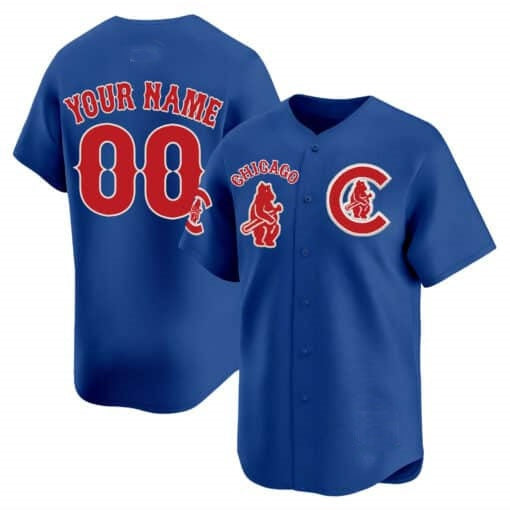 Custom Chicago Cubs Special Vapor Premier Limited Jersey V2 ¨C Royal REYNOLDS