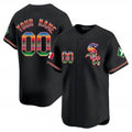 Custom Chicago White Sox Mexico Vapor Premier Limited Jersey V2- Black REYNOLDS