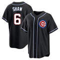 Chicago Cubs #6 Matt Shaw Player Black REYNOLDS Fashion Out Game Stitched Jerseys