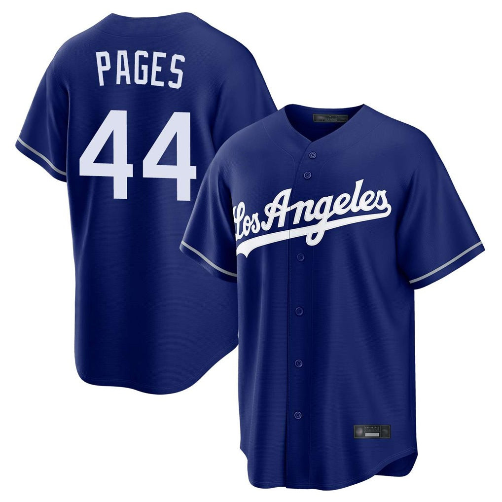 Los Angeles Dodgers #44 Andy Pages Player Royal REYNOLDS Game Stitched Jerseys