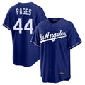 Los Angeles Dodgers #44 Andy Pages Player Royal REYNOLDS Game Stitched Jerseys