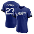 Los Angeles Dodgers #23 Kyle Tucker Player Royal REYNOLDS City Connect Elite Home Stitched Jerseys