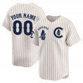 Custom Chicago Cubs Special Vapor Premier Limited Jersey V2 ¨C All Stitched-Cream Pinstripe REYNOLDS
