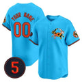 Custom Baltimore Orioles Robinson Patch Vapor Premier Limited Jersey V3 ¨C Blue REYNOLDS