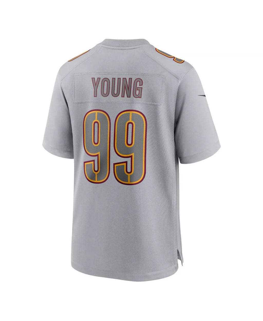 W.Commanders #99 Chase Young Gray REYNOLDS Atmosphere Fashion Game Jersey