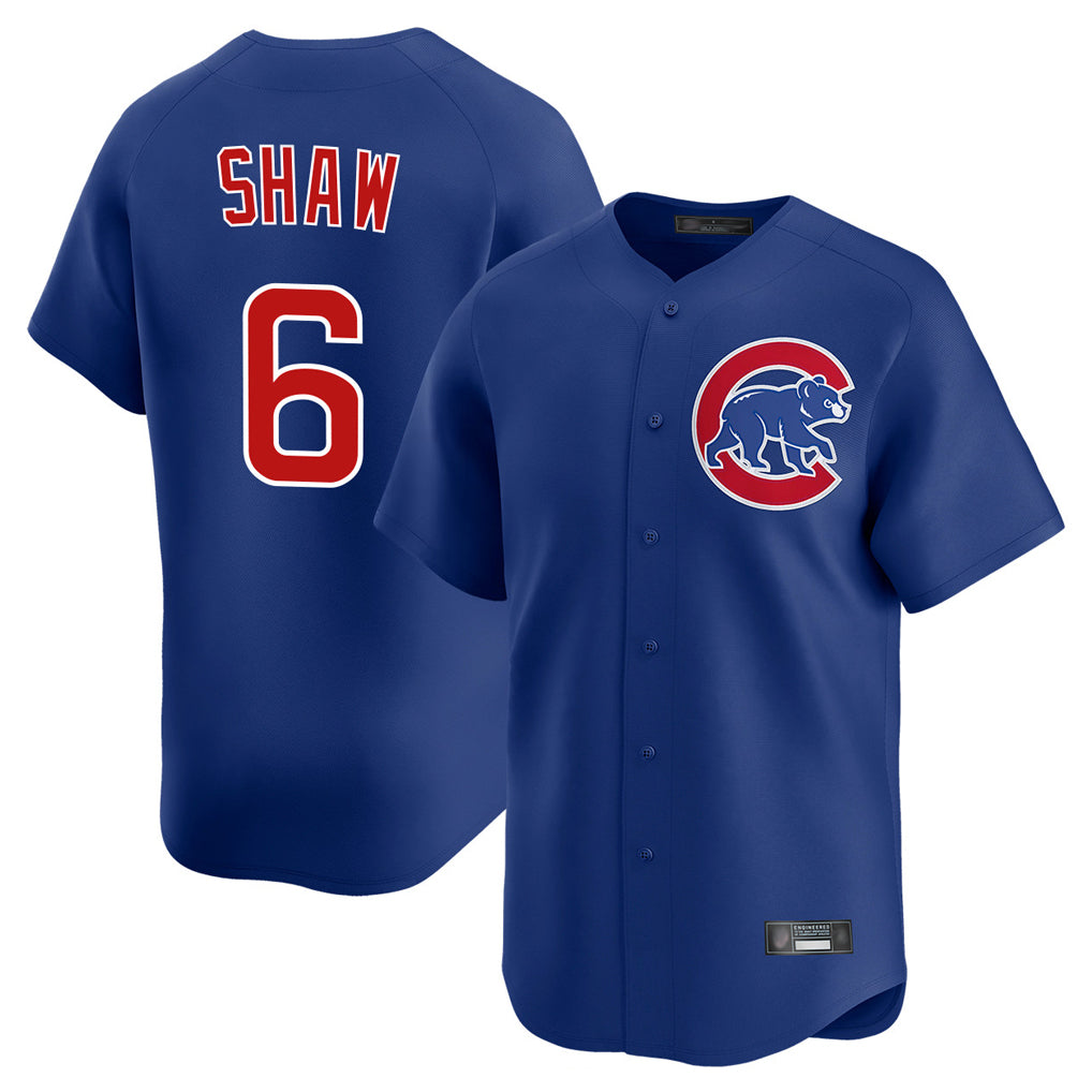 Chicago Cubs #6 Matt Shaw Player Royal REYNOLDS Limited Home Stitched Jerseys