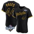 Los Angeles Dodgers #44 Andy Pages Player Black REYNOLDS World Series Snake Skin City Limited Elite Home Stitched Jerseys