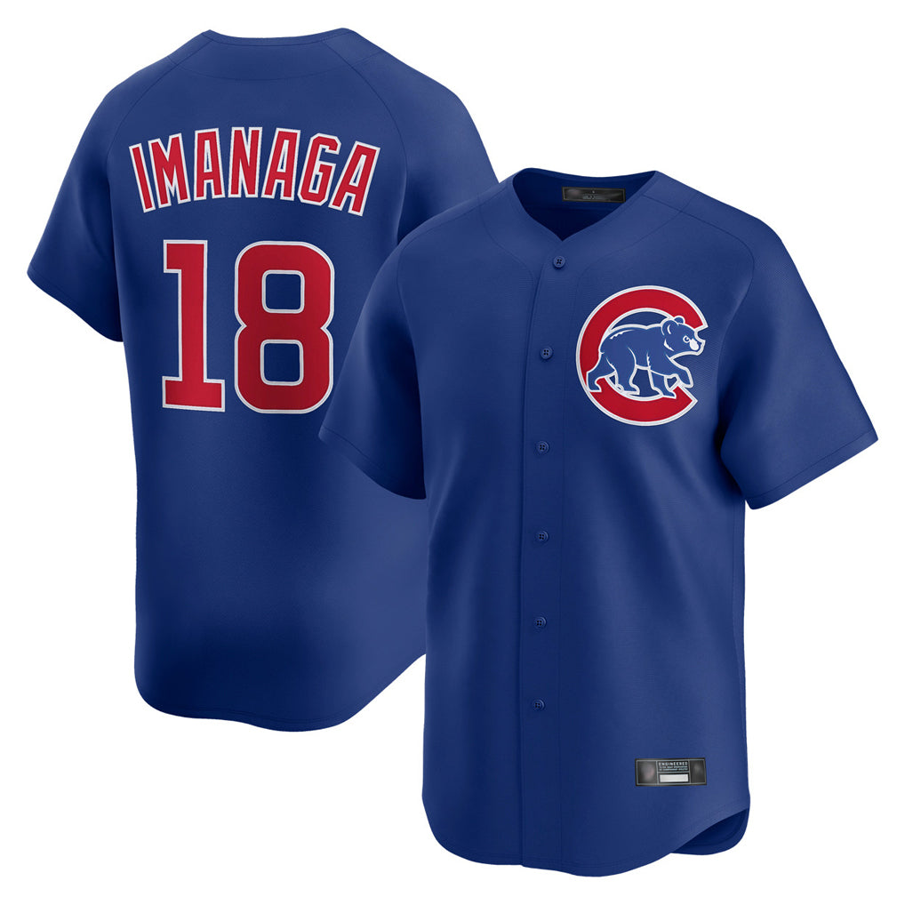 Chicago Cubs #18 Shota Imanaga Player Royal REYNOLDS Limited Home Stitched Jerseys