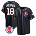 Chicago Cubs #18 Shota Imanaga Player Black REYNOLDS Fashion Out 150th Anniversary Game Stitched Jerseys