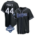 Los Angeles Dodgers #44 Andy Pages Player Black REYNOLDS World Series Meet Carbon Limited Home Stitched Jerseys