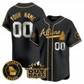 Custom Atlanta Braves Atliens Vapor Premier Limited Jersey ¨C Black REYNOLDS