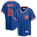 Chicago Cubs #6 Matt Shaw Player Royal REYNOLDS T-shirt Cooperstown Collection Limited Stitched Jerseys