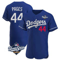 Los Angeles Dodgers #44 Andy Pages Player Royal REYNOLDS World Series Limited Elite Home Stitched Jerseys