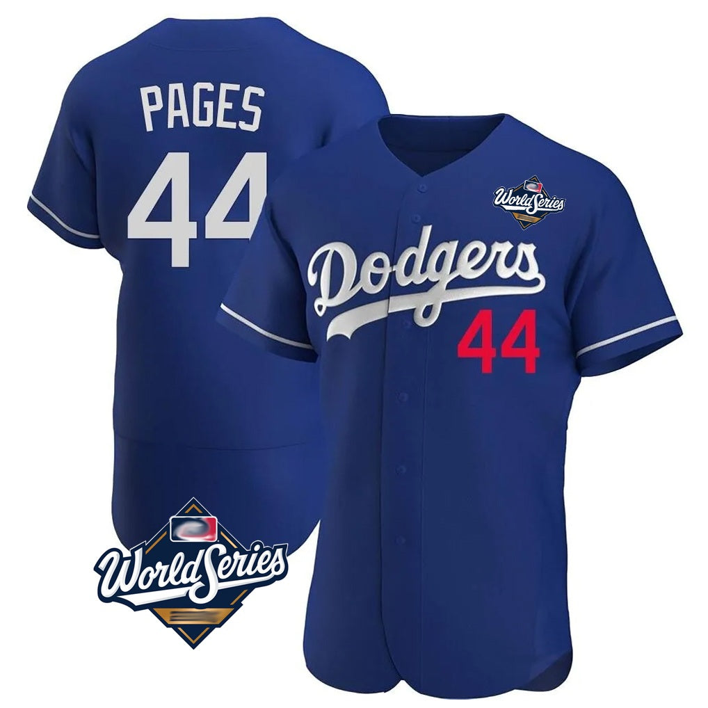 Los Angeles Dodgers #44 Andy Pages Player Royal REYNOLDS World Series Limited Elite Home Stitched Jerseys