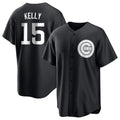 Chicago Cubs #15 Carson Kelly Player Black REYNOLDS Game Stitched Jerseys