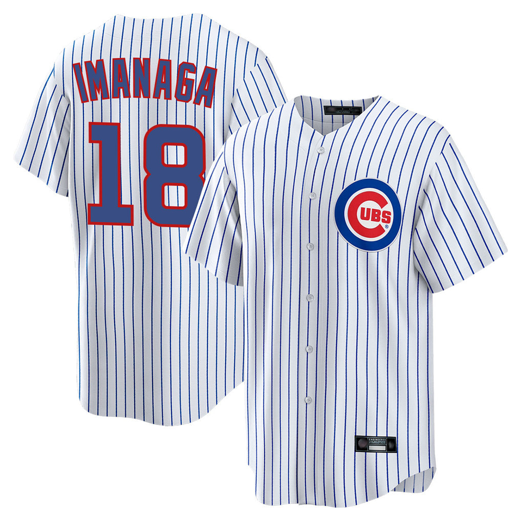 Chicago Cubs #18 Shota Imanaga Player White REYNOLDS Game Home Stitched Jerseys