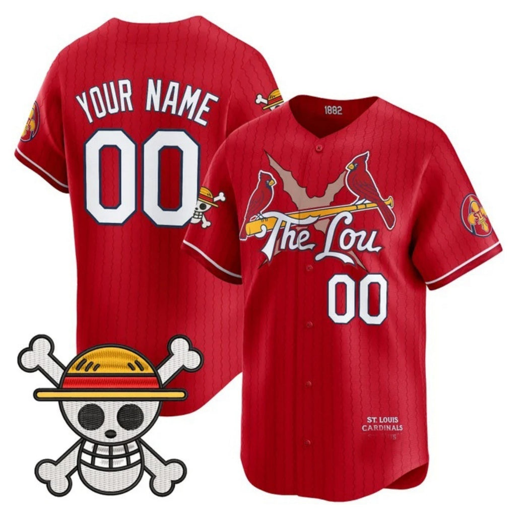 Custom St. Louis Cardinals x One Piece Red REYNOLDS Vapor Premier Limited Jersey - Stitched