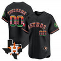 Custom Houston Astros Mexico Texas Patch Vapor Premier Limited Jersey ¨C All Stitched REYNOLDS
