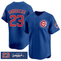 Chicago Cubs #23 Ryne Sandberg Royal REYNOLDS 'Ryne Sandberg Tribute' Vapor Limited V3 Stitched Jersey