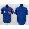 Chicago Cubs Blank Royal REYNOLDS 2025 Tokyo Series Limited Stitched Jersey