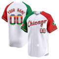 Custom Chicago White Sox Mexico Vapor Premier Limited Jersey V3- White REYNOLDS