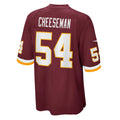 W.Football Team #54 Camaron Cheeseman Burgundy REYNOLDS Game Jersey
